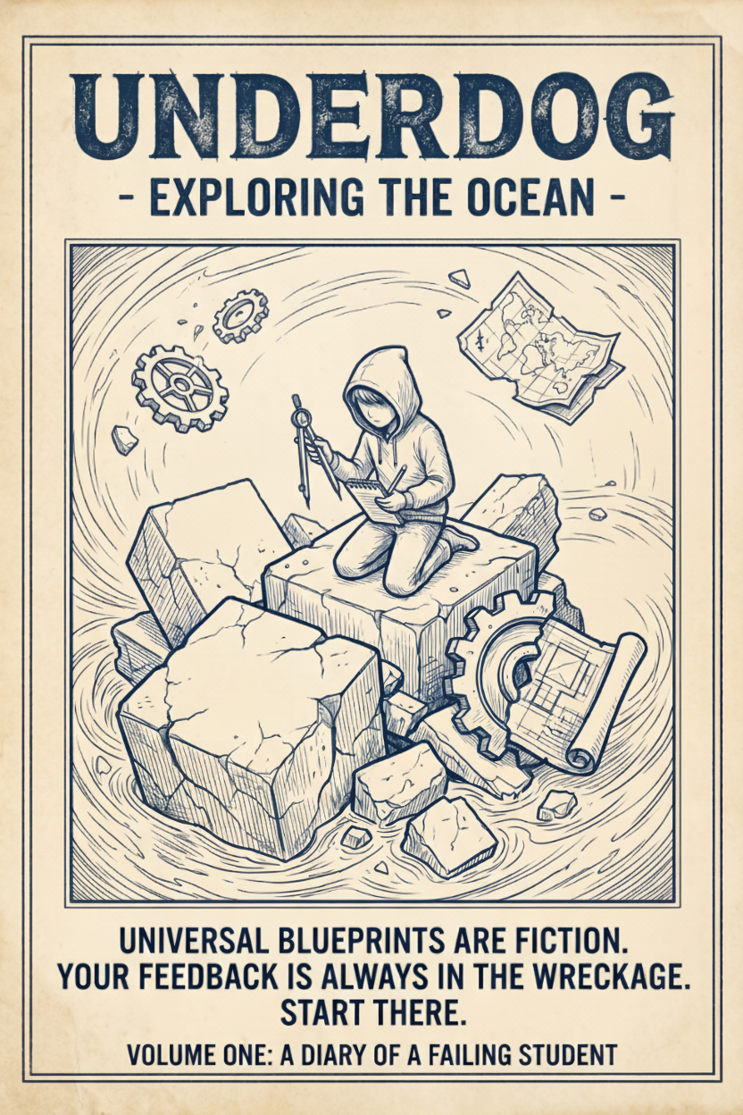 Book Cover of Underdog: Exploring the Ocean — Volume One